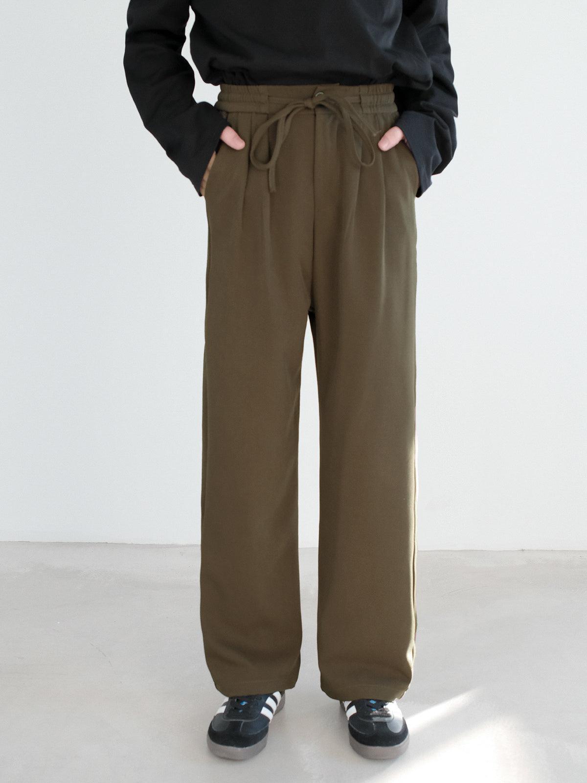 Zhou Drawstring Comfty Minimal Pants-korean-fashion-Pants-Zhou's Closet-OH Garments