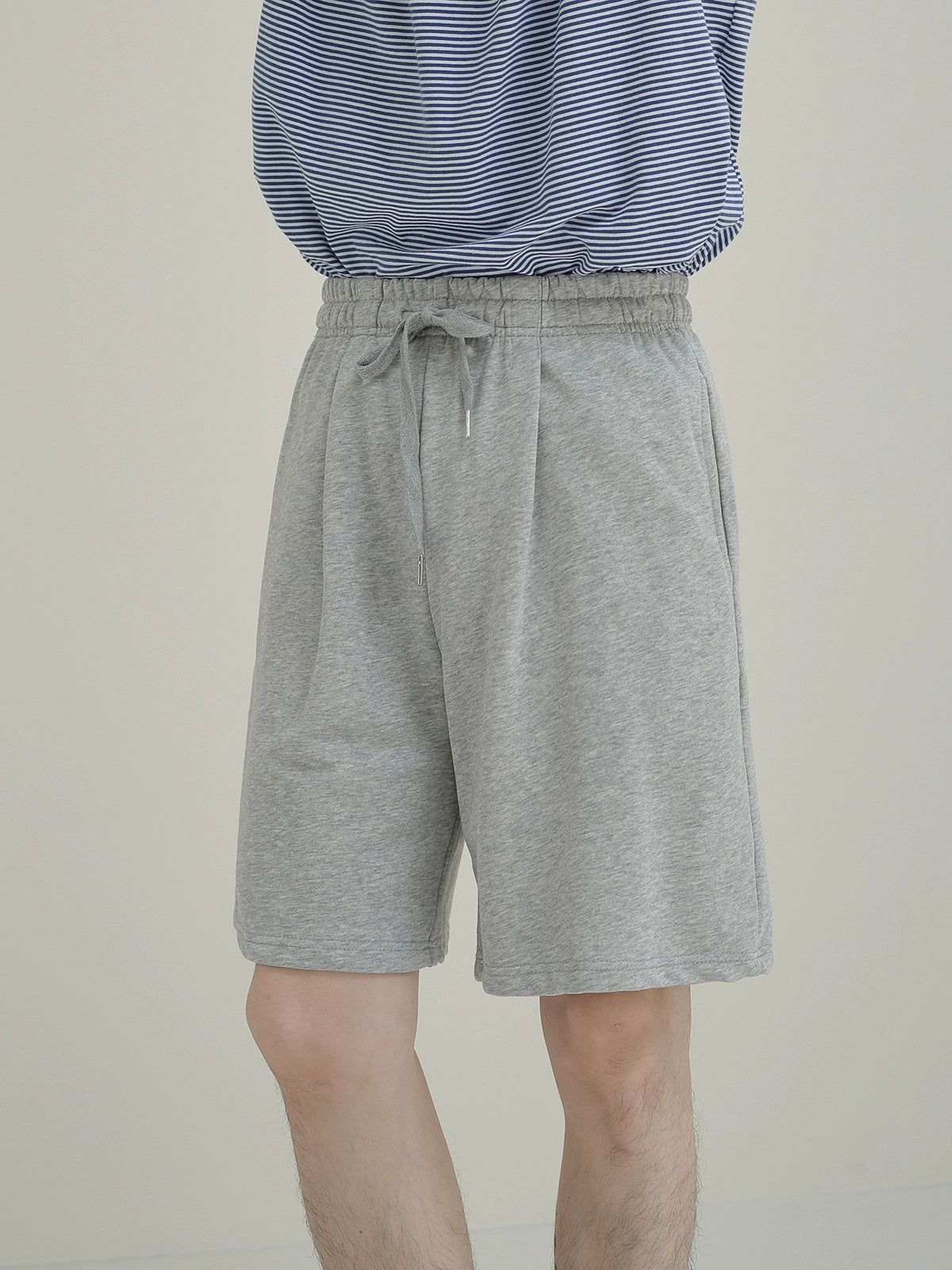 Zhou Drawstring Comfty Sweat Shorts-korean-fashion-Shorts-Zhou's Closet-OH Garments