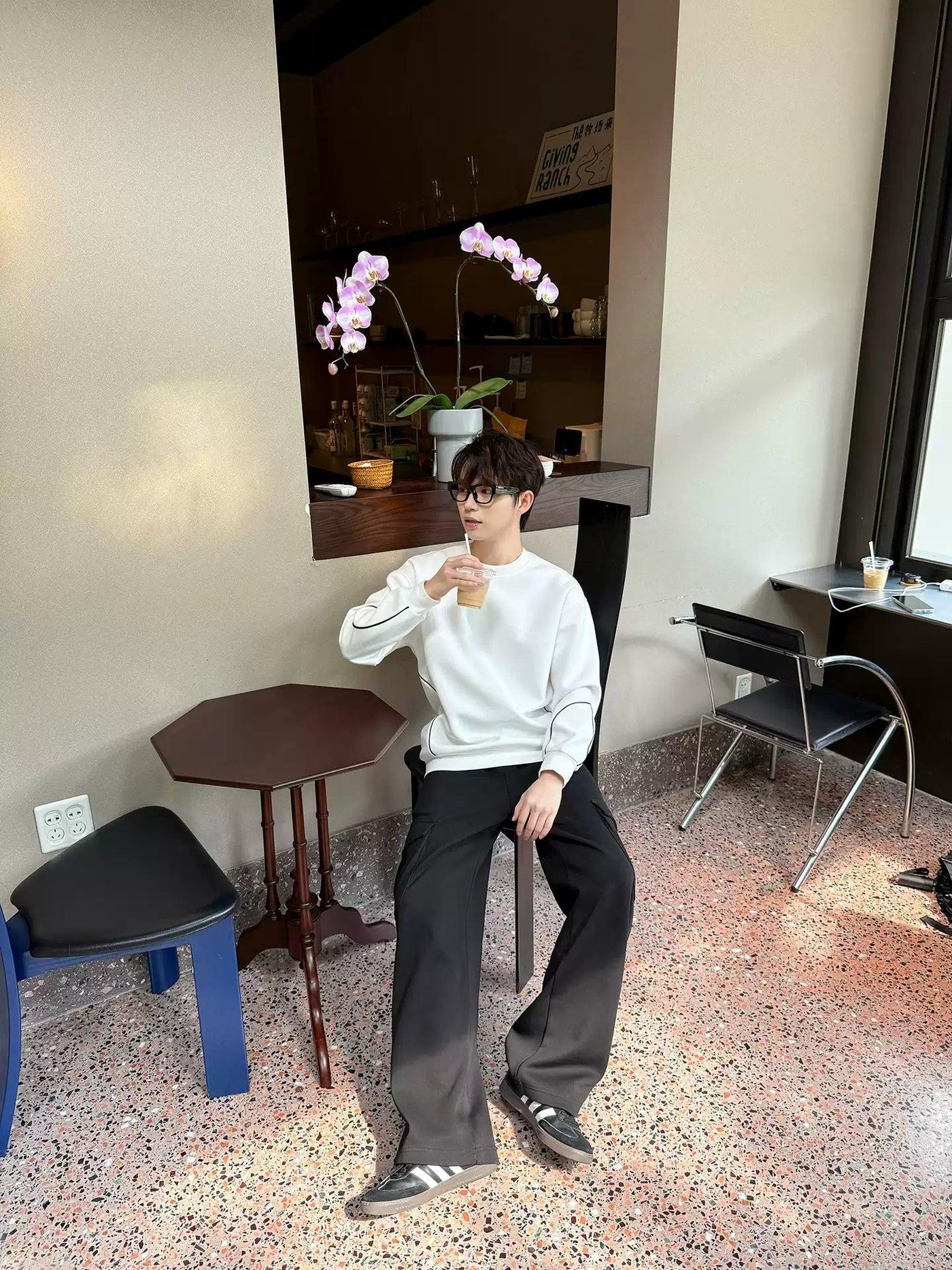 Zhou Flap Pocket Cozy Sweatpants-korean-fashion-Pants-Zhou's Closet-OH Garments