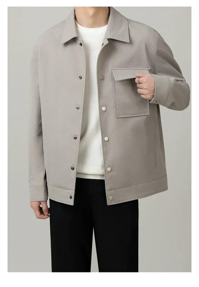 Zhou Front Flap Breast Pocket Jacket-korean-fashion-Jacket-Zhou's Closet-OH Garments