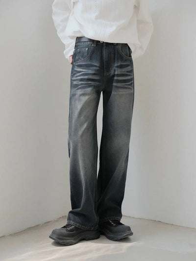 Zhou Gradient Rippled Fade Jeans-korean-fashion-Jeans-Zhou's Closet-OH Garments