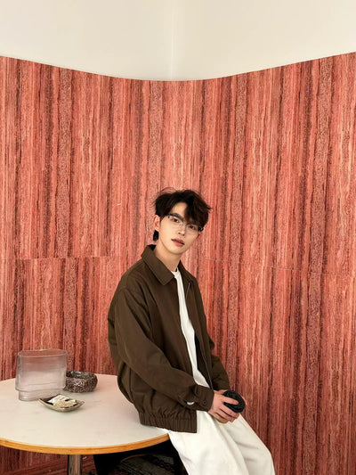 Zhou Harrington Full-Zip Jacket-korean-fashion-Jacket-Zhou's Closet-OH Garments