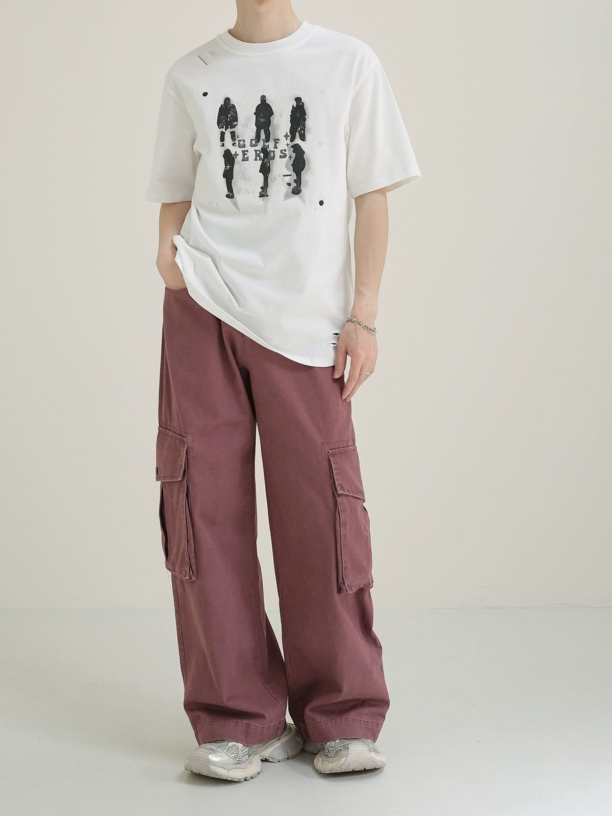 Zhou Heavy Washed Cargo Pants-korean-fashion-Pants-Zhou's Closet-OH Garments