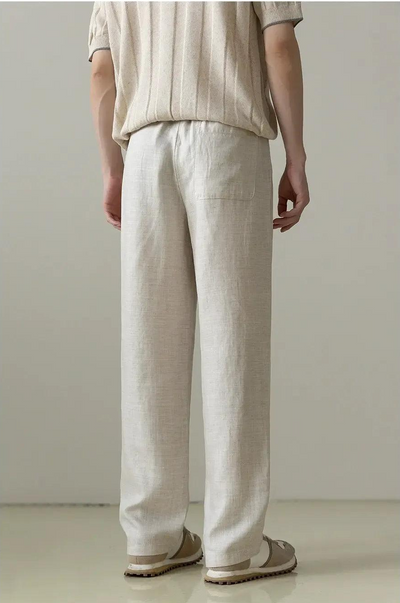 Zhou Linen Straight Leg Pants-korean-fashion-Pants-Zhou's Closet-OH Garments