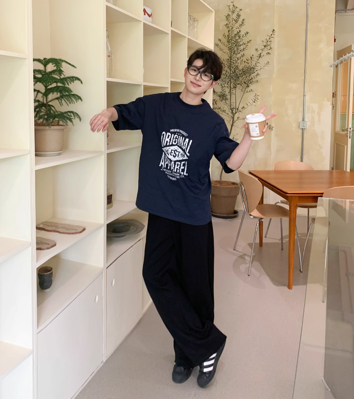 Zhou Mid-Seamed Comfy Sweatpants-korean-fashion-Pants-Zhou's Closet-OH Garments