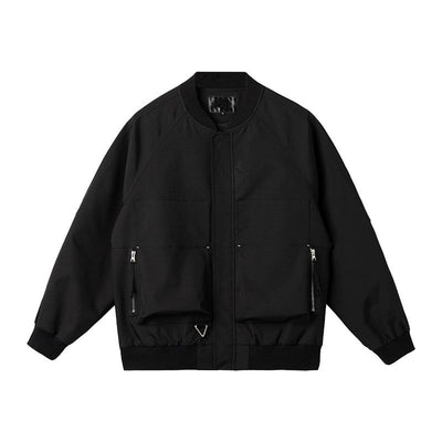 Zhou Minimal Detail Workwear Jacket-korean-fashion-Jacket-Zhou's Closet-OH Garments