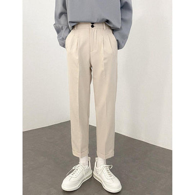 Zhou Office Cropped Trousers-korean-fashion-Pants-Zhou's Closet-OH Garments