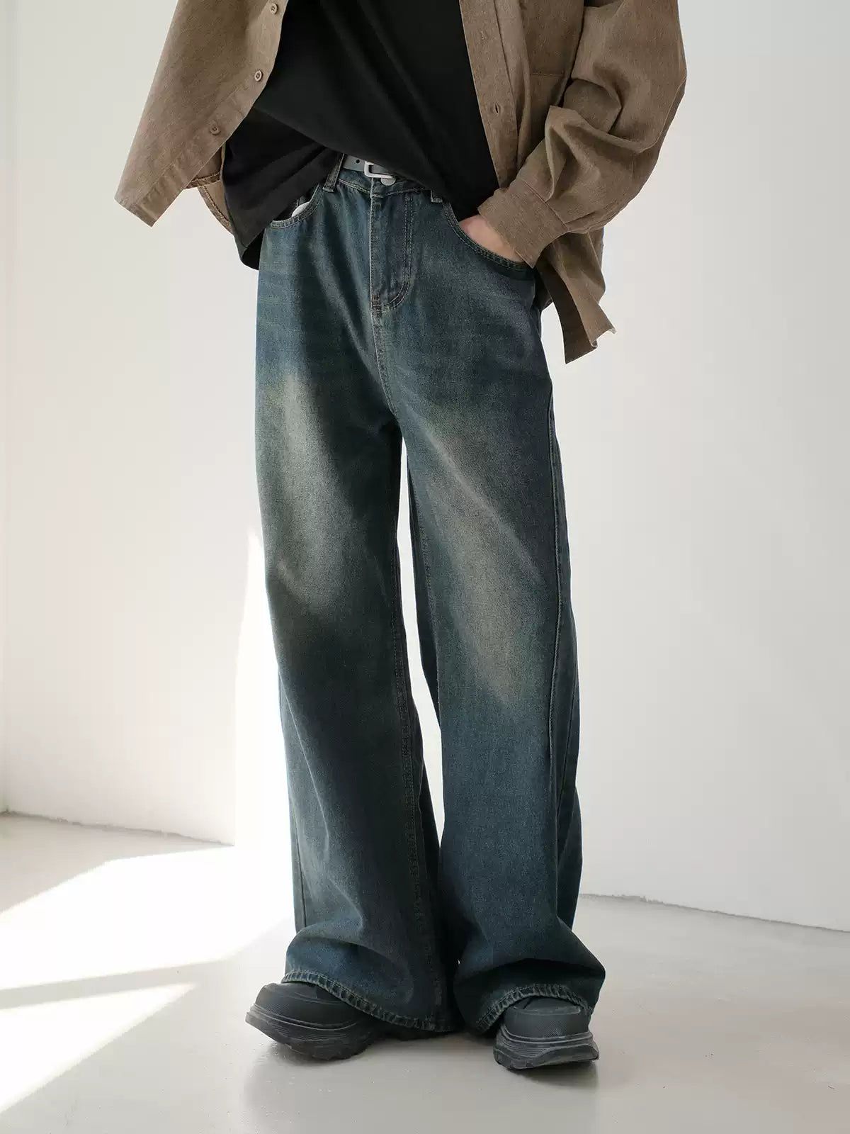 Zhou Oversized Fade Denim Jeans-korean-fashion-Jeans-Zhou's Closet-OH Garments