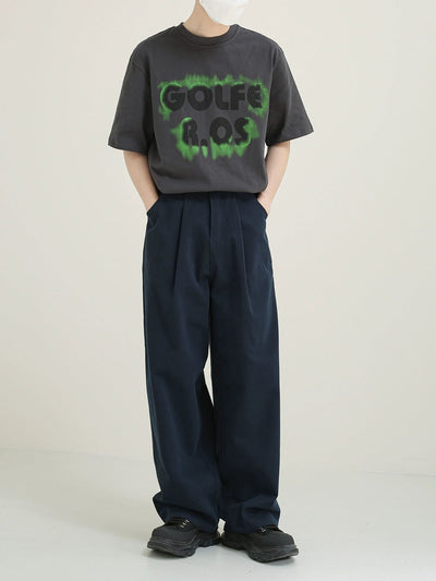 Zhou Pintuck Pleats Wide Pants-korean-fashion-Pants-Zhou's Closet-OH Garments