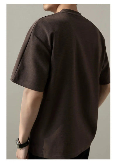 Zhou Raglan Sleeve Relax Fit T-Shirt-korean-fashion-T-Shirt-Zhou's Closet-OH Garments