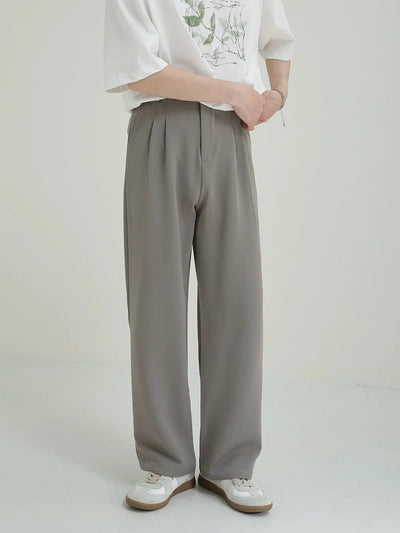 Zhou Relaxed Flow Essential Trousers-korean-fashion-Trousers-Zhou's Closet-OH Garments