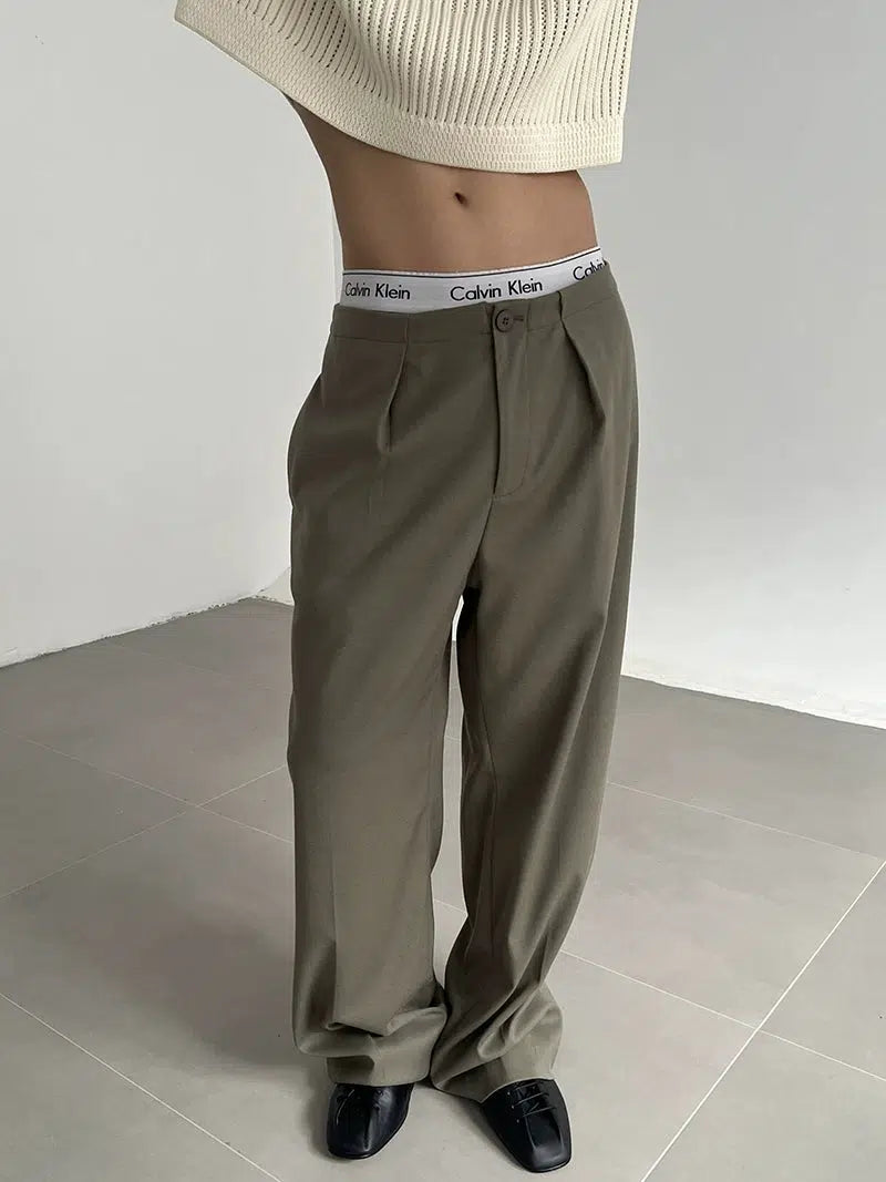 Zhou Roomy Fit Drapey Classic Pants-korean-fashion-Pants-Zhou's Closet-OH Garments