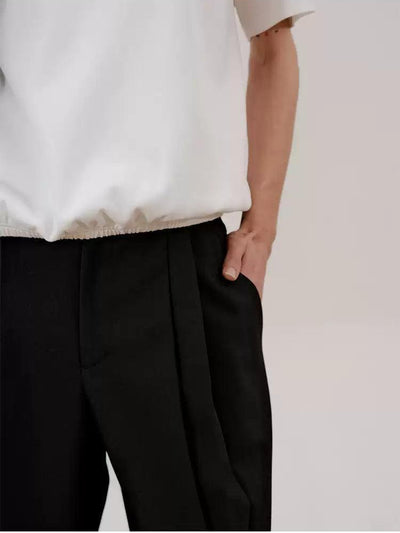 Zhou Ruched End Regular T-Shirt-korean-fashion-T-Shirt-Zhou's Closet-OH Garments