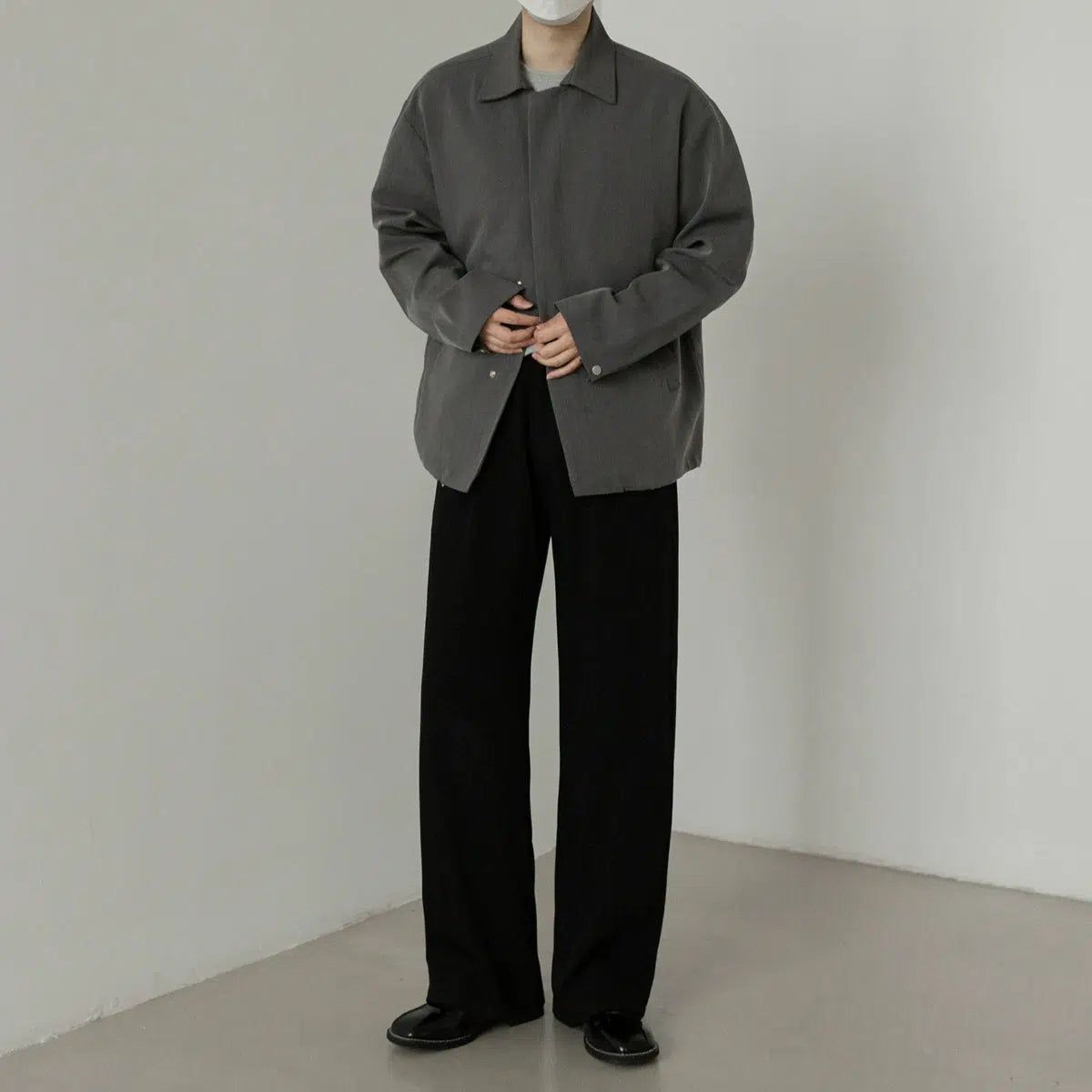 Zhou Slant Pocket Sleek Blazer-korean-fashion-Blazer-Zhou's Closet-OH Garments