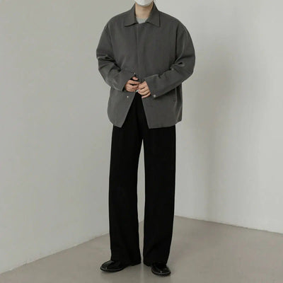 Zhou Slant Pocket Sleek Blazer-korean-fashion-Blazer-Zhou's Closet-OH Garments