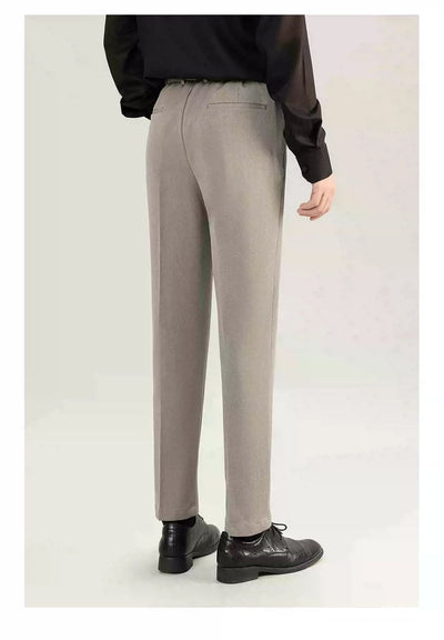 Zhou Smart Office Slim Fit Trousers-korean-fashion-Trousers-Zhou's Closet-OH Garments