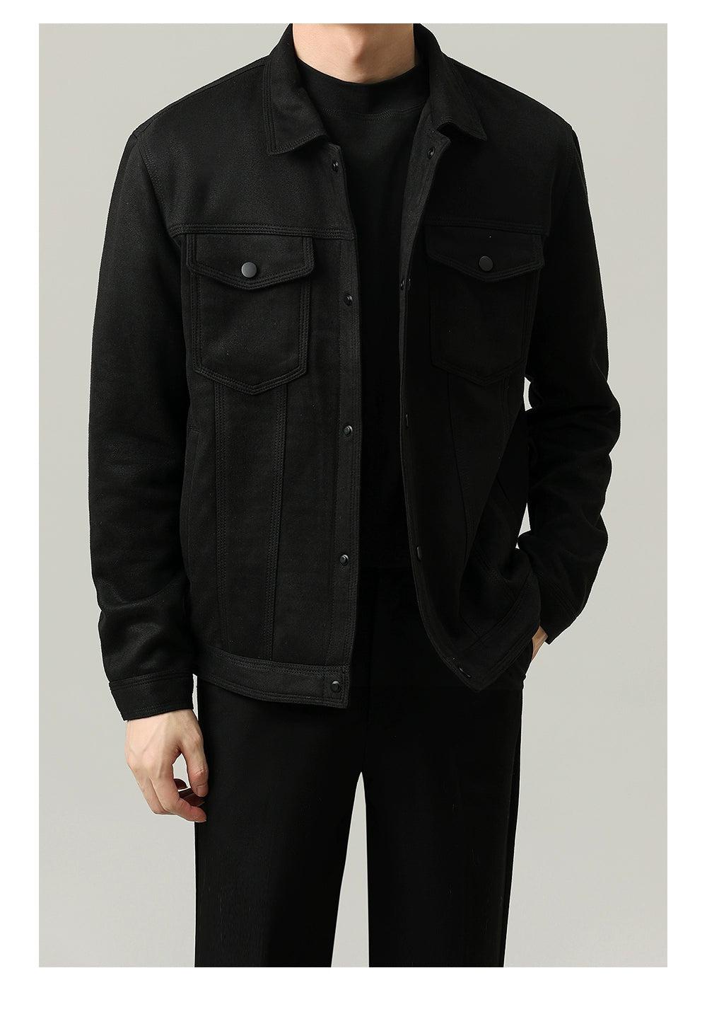 Zhou Snap Buttoned Pocket Jacket-korean-fashion-Jacket-Zhou's Closet-OH Garments