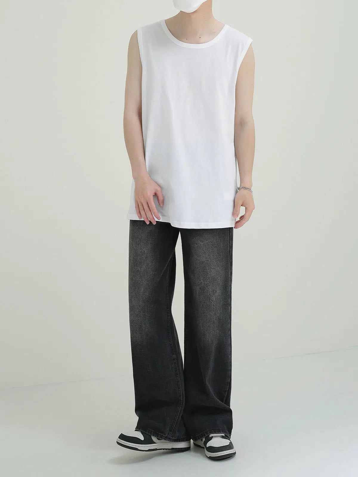 Zhou Solid Basic Tank Top-korean-fashion-Tank Top-Zhou's Closet-OH Garments