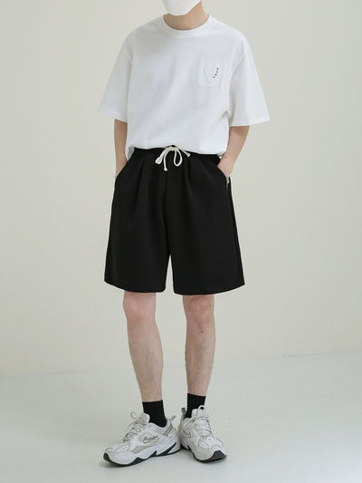 Zhou Straight Cut Comfty Shorts-korean-fashion-Shorts-Zhou's Closet-OH Garments