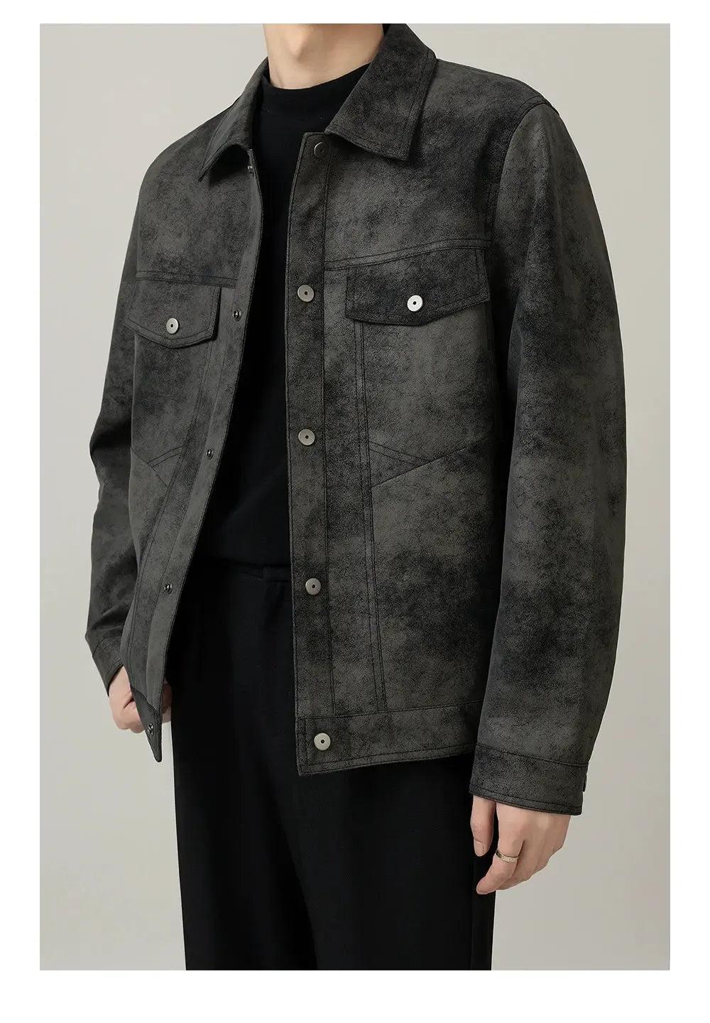 Zhou Structured Buttoned Jacket-korean-fashion-Jacket-Zhou's Closet-OH Garments