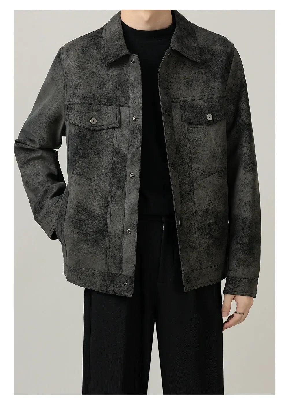Zhou Structured Buttoned Jacket-korean-fashion-Jacket-Zhou's Closet-OH Garments