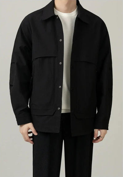 Zhou Structured Versatile Jacket-korean-fashion-Jacket-Zhou's Closet-OH Garments