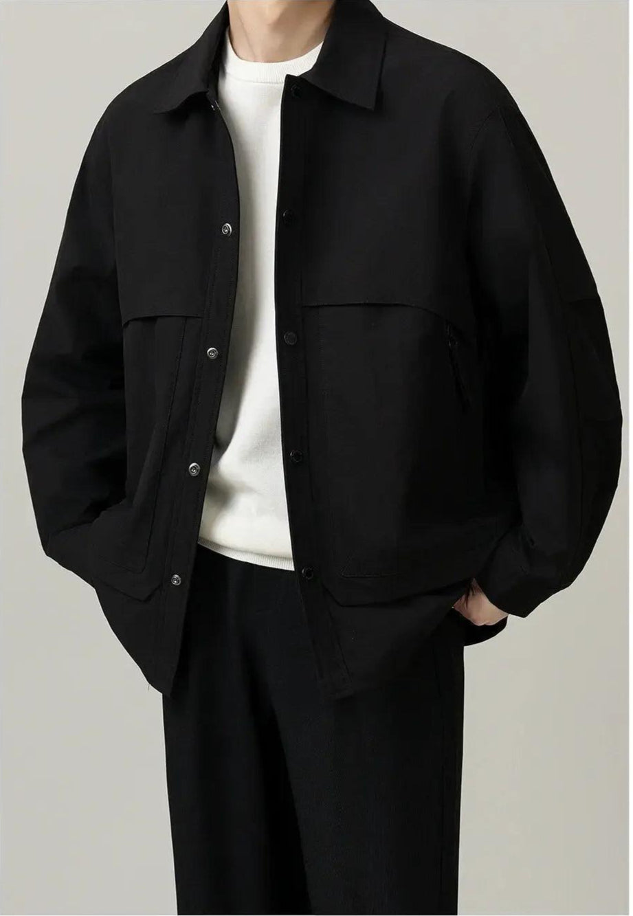 Zhou Structured Versatile Jacket-korean-fashion-Jacket-Zhou's Closet-OH Garments