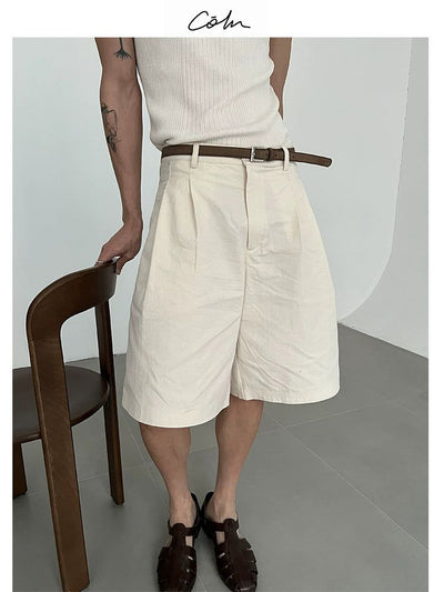 Zhou Summer Wide Leg Shorts-korean-fashion-Shorts-Zhou's Closet-OH Garments