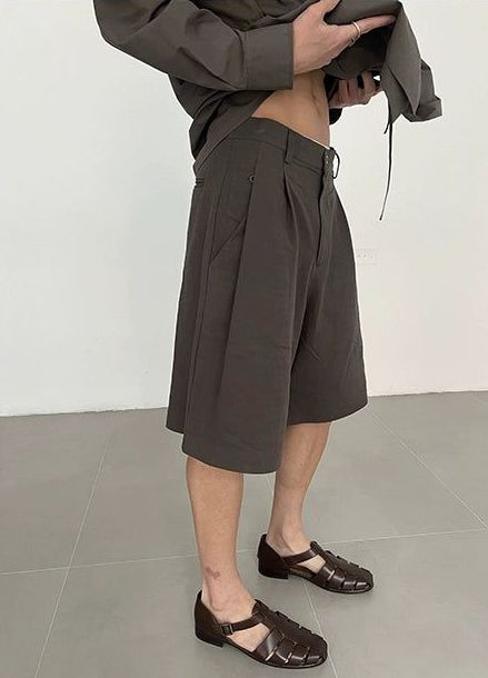 Zhou Summer Wide Leg Shorts-korean-fashion-Shorts-Zhou's Closet-OH Garments