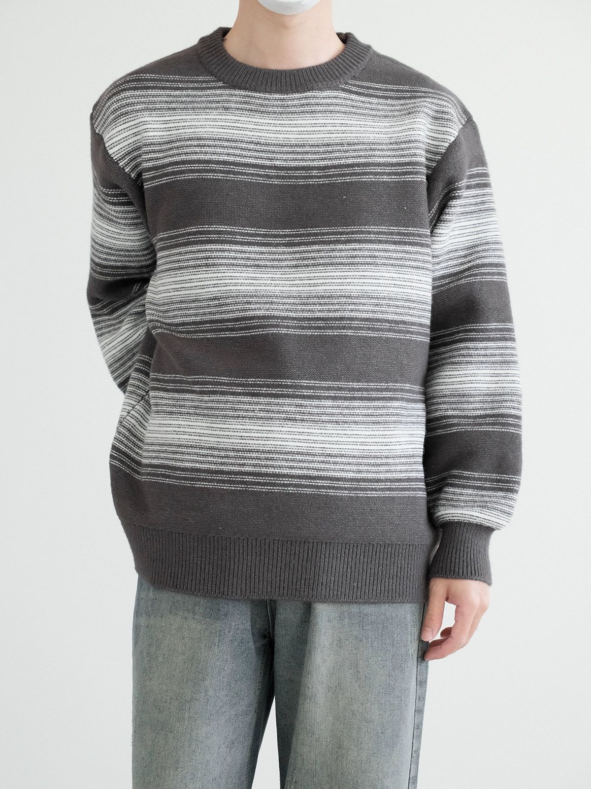 Zhou Thin Stripes Sweater-korean-fashion-Sweater-Zhou's Closet-OH Garments