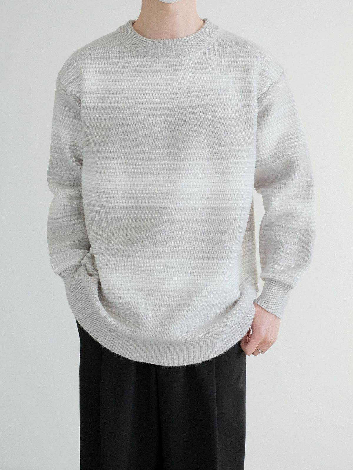 Zhou Thin Stripes Sweater-korean-fashion-Sweater-Zhou's Closet-OH Garments