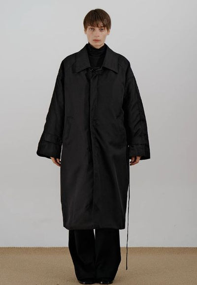 Zhou Waist Belt Long Coat-korean-fashion-Long Coat-Zhou's Closet-OH Garments