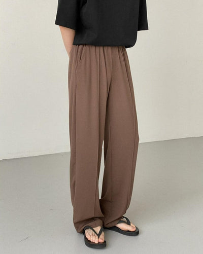 Zhou Wide Cut Pleated Pants-korean-fashion-Pants-Zhou's Closet-OH Garments