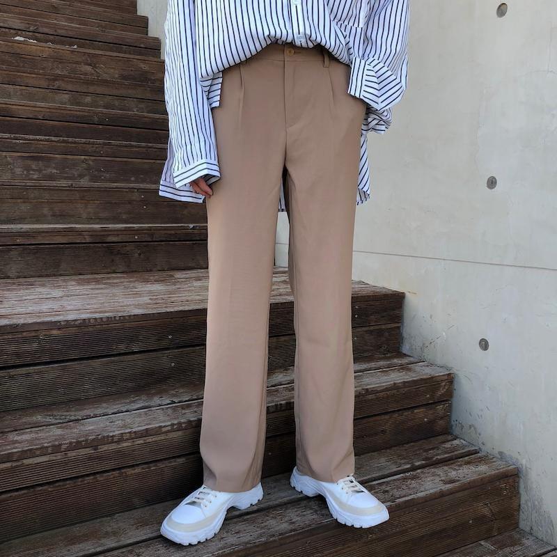 Cui Essential Straight Trousers-korean-fashion-Pants-Cui's Closet-OH Garments
