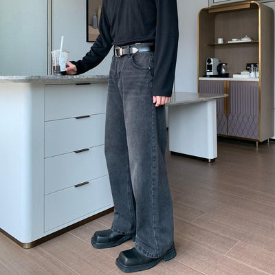 Cui Subtle Whiskers Bootcut Jeans-korean-fashion-Jeans-Cui's Closet-OH Garments