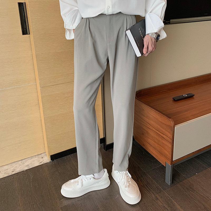 Hua Straight Cut Pants-korean-fashion-Pants-Hua's Closet-OH Garments