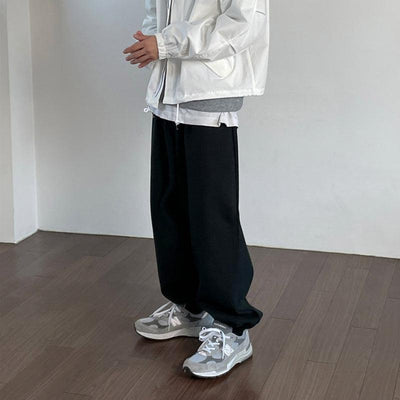 OH Casual Drawstring Sweat Pants-korean-fashion-Pants-OH Atelier-OH Garments