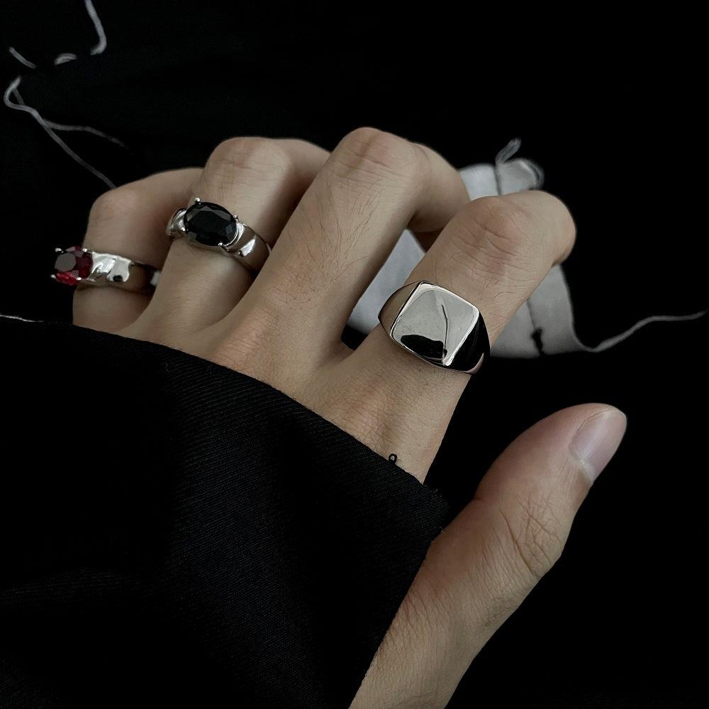 OH Dark Stone Ring-korean-fashion-Ring-OH Atelier-OH Garments