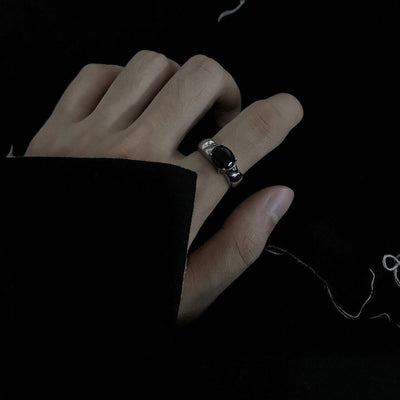 OH Dark Stone Ring-korean-fashion-Ring-OH Atelier-OH Garments