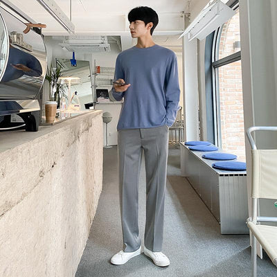 OH Essential Streamlined Cut Pants-korean-fashion-Pants-OH Atelier-OH Garments