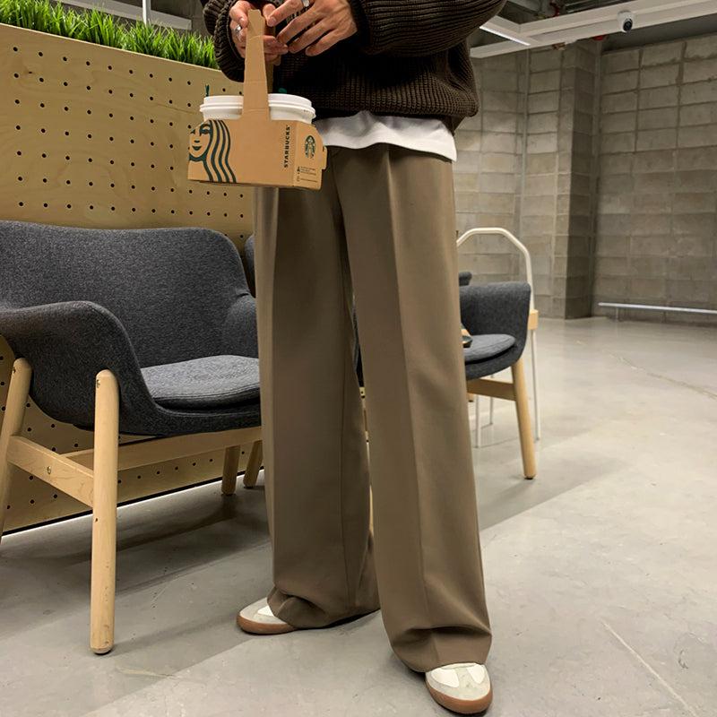 OH Front Fold Wide Pants-korean-fashion-Pants-OH Atelier-OH Garments