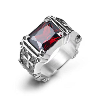 OH Octagon Stone Ring-korean-fashion-Ring-OH Atelier-OH Garments