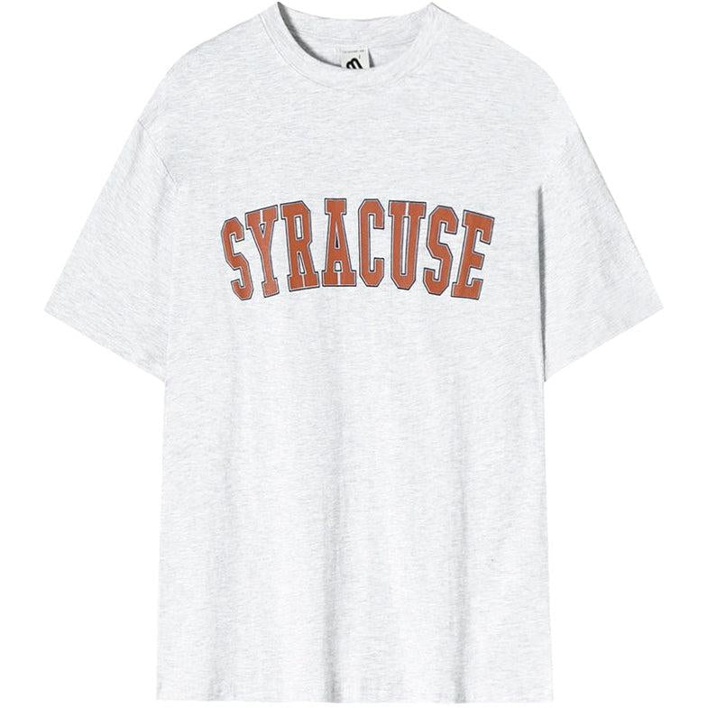 OH Syracuse College Font T-Shirt-korean-fashion-T-Shirt-OH Atelier-OH Garments