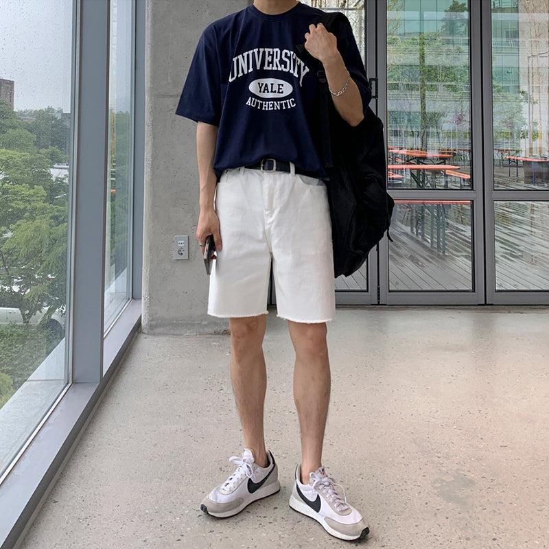 OH University Style T-Shirt-korean-fashion-T-Shirt-OH Atelier-OH Garments