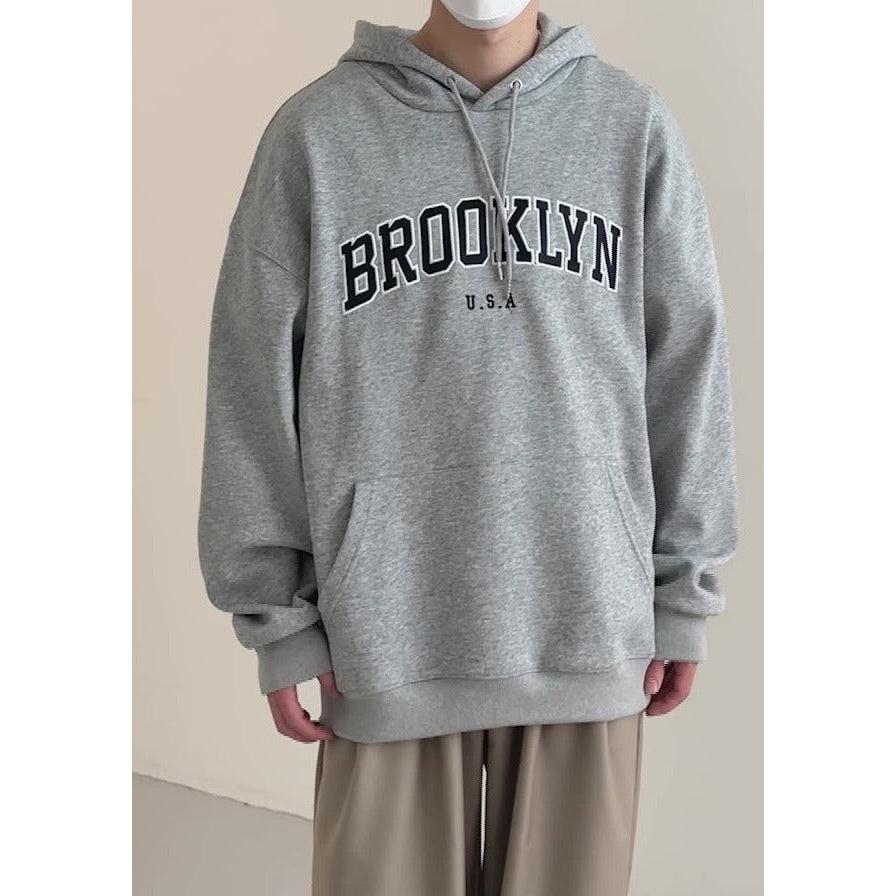 Zhou Brooklyn Print Hoodie-korean-fashion-Hoodie-Zhou's Closet-OH Garments