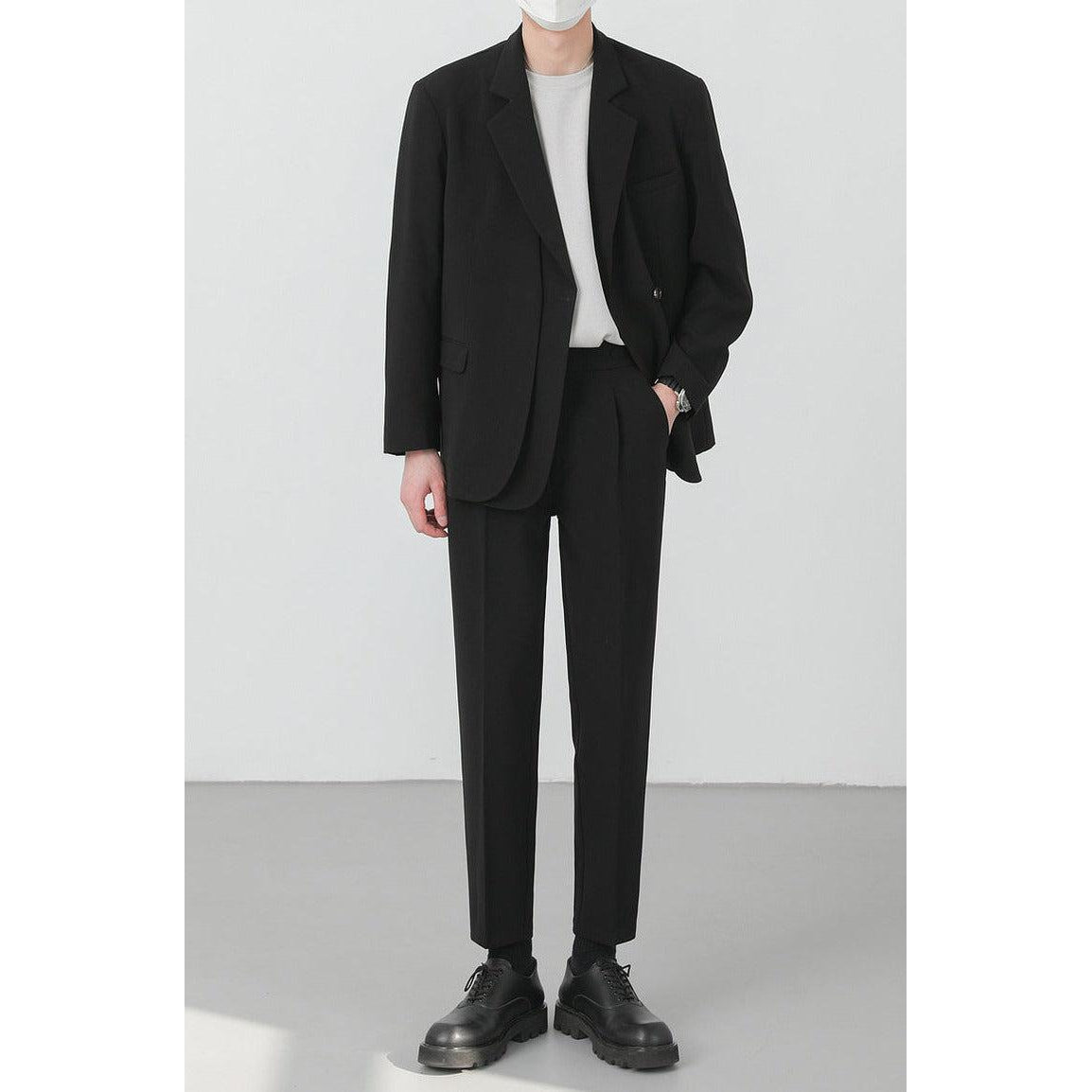 Zhou Classic Minimal Layer Blazer-korean-fashion-Blazer-Zhou's Closet-OH Garments