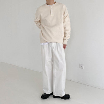Zhou Essential Buttons Up Sweater-korean-fashion-Sweater-Zhou's Closet-OH Garments