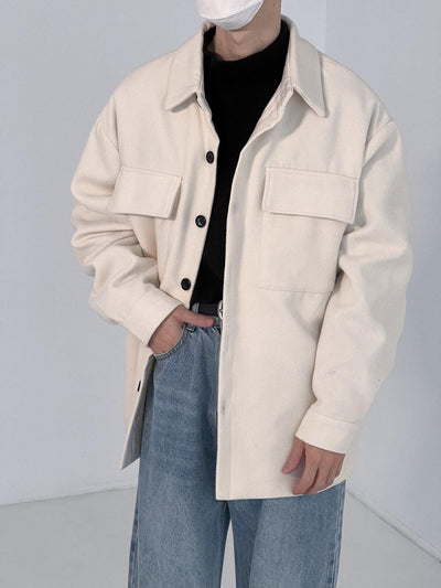 Zhou Essential Flap Pockets Jacket-korean-fashion-Jacket-Zhou's Closet-OH Garments