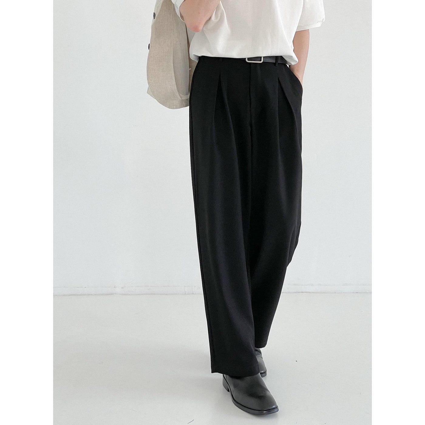 Zhou Essential One-Block Pants-korean-fashion-Pants-Zhou's Closet-OH Garments