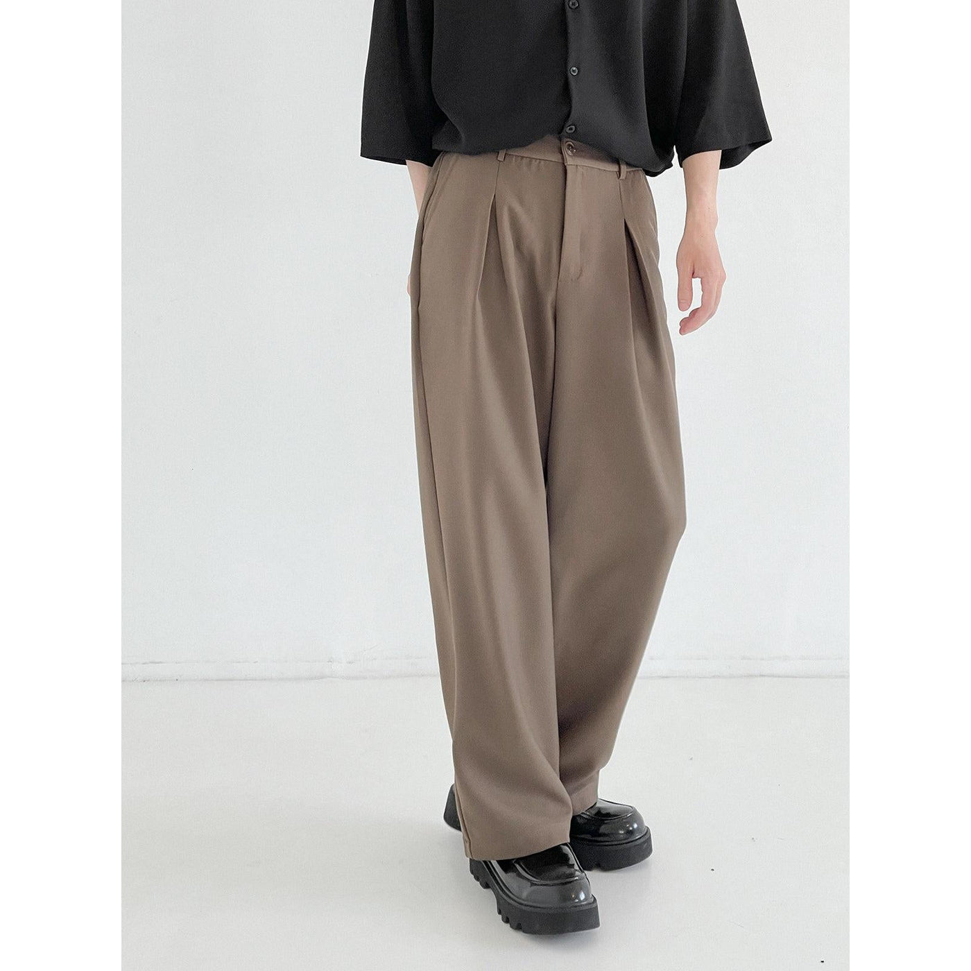 Zhou Essential One-Block Pants-korean-fashion-Pants-Zhou's Closet-OH Garments